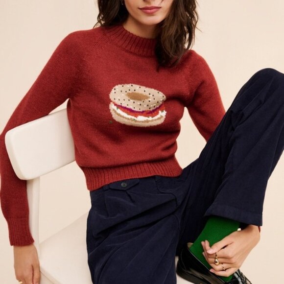 Rachel Antonoff Sweaters - NWT Rachel Antonoff Burnt Sienna Schmear Sweater XS